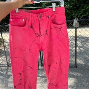 Acne Studio Pink Jeans